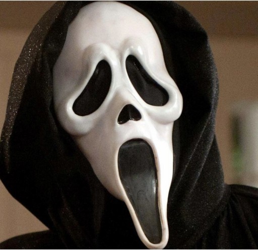 BM5 SCREAM MASKA S KUKÚČOU SCREAM HALLOWEEN