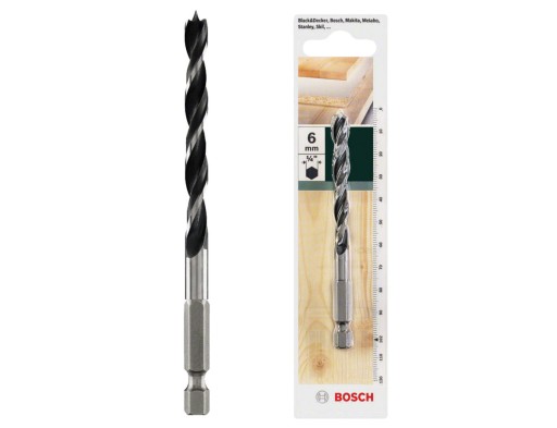 Vrták do dreva 6mm HSS-CV 6-bodový BOSCH