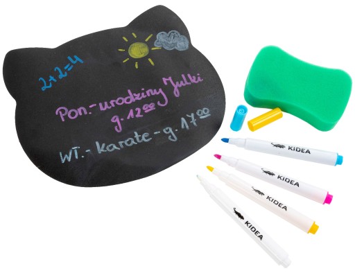 KIDEA KRIEDOVÉ ZNAČOVAČE S MAGNETICKOU TABUĽOU NA POZNÁMKY NA CHLADNIČKU