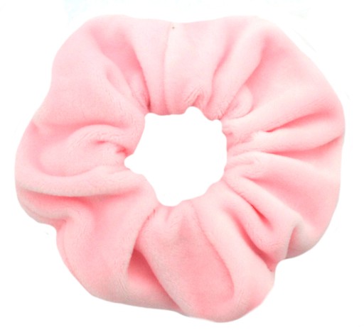 SCRUNCHIE HAIR RUB, VELVET PINK BABY