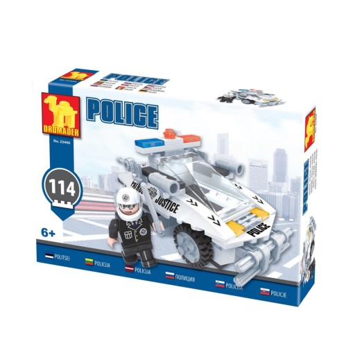 Bloky Policajné policajné vozidlo 114 prvkov DROMÁDER
