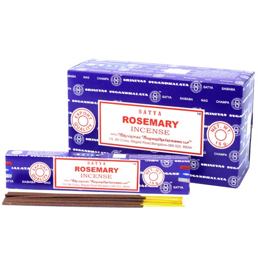 Indické vonné tyčinky SATYA ROSEMARY rozmarín 15g