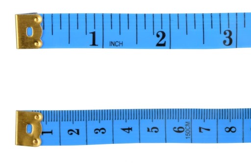 Centimeter Krajčírsky meter Rolovacia miera 150 cm