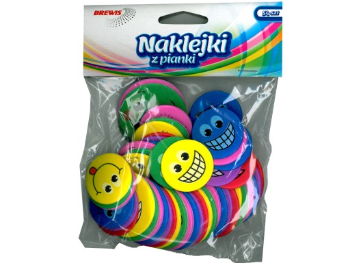 DEKORATÍVNE PENOVÉ NÁLEPKY S ÚSMEVOM 2