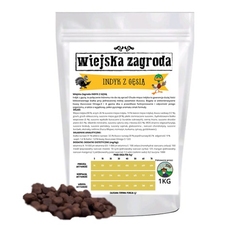 COUNTRY FARM TURECKO A HUS 1 KG SUCHÉ KRMIVO PRE PSY HYPOALERGÉNNE HUS