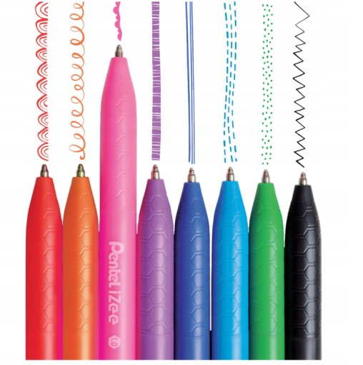 Pentel iZee BX467 automatické guľôčkové pero ružové