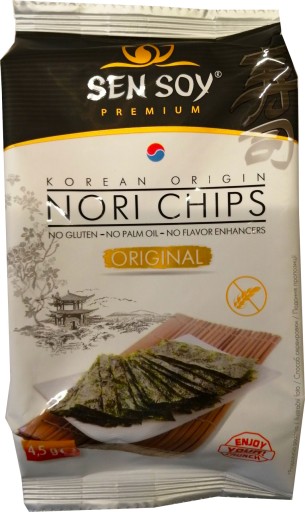 Nori Original čipsy z rias so soľou 4,5g - Sen Soy