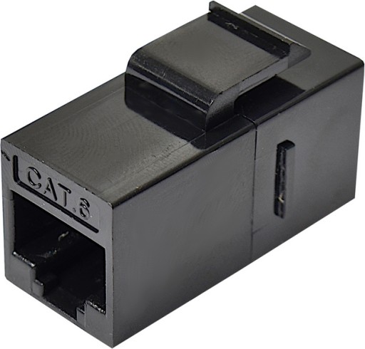KEYSTONE KONEKTOR HLADKOVÝ KONEKTOR RJ45-RJ45 PREDĹŽOVACÍ ADAPTÉR KAT.6