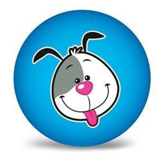 Ball Rubber Artik odtiene modrého psa