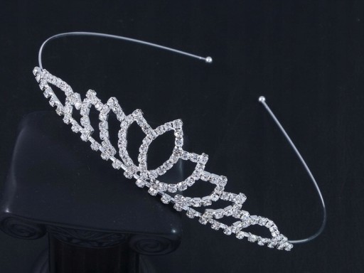 DIADEM TIARA svadobné CROWN zdobenie vlasov spoločenstvo
