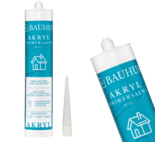 AKRYL stavebný biely akrylový tmel Bauhus