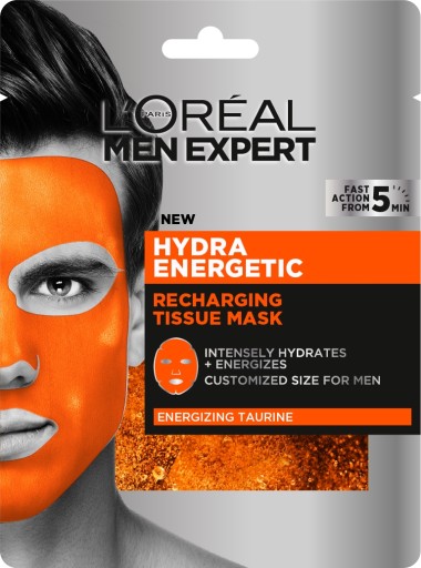 Loreal Men Expert Hydra Energetic pleťová maska pre mužov