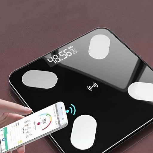 BLUETOOTH SMART KÚPEĽŇOVÁ VÁHA 25v1 180 kg ANALYTICKÁ INTELIGENTNÁ + METER