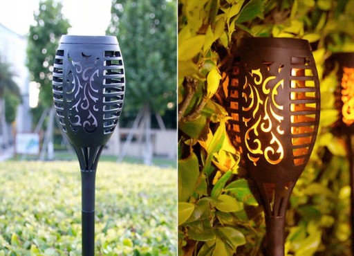 Záhradná lampa SOLAR TORCH flame 1700K M