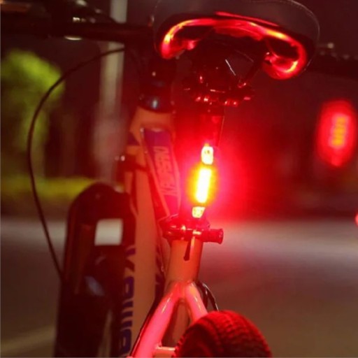 Sada LED svetiel na bicykel predná zadná batéria
