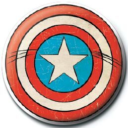 Špendlík MARVEL CAPTAIN AMERICA, 2,5 cm