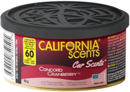 CALIFORNIA AUTA VÔŇA Concord Cranberry Fragrance Can 42g