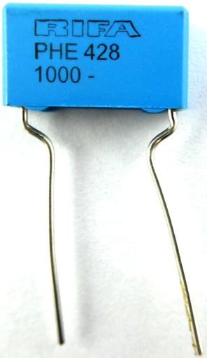 RIFA 0,0056uF 5,6nF 5% 1000V DC 20ks.