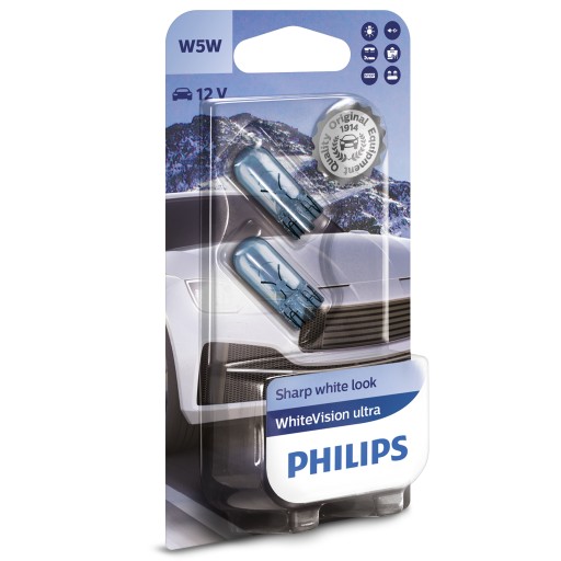Žiarovka Philips W5W White Vision Ultra 4200K +60 %