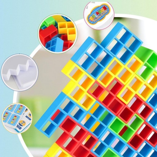 Arkádová hra TETRIS puzzle vyvažovanie BLOCKS FAMILY LOGIC