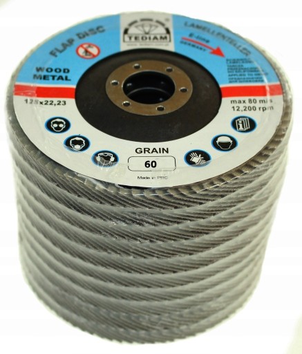 KLAPKA DISK 125X22,2 TEDIAM