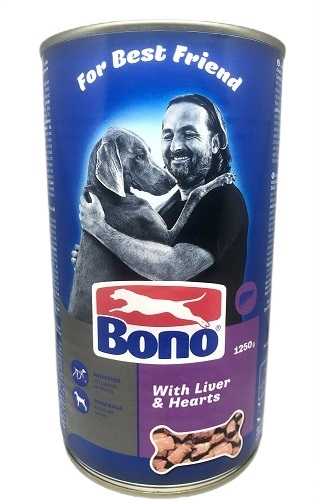 CAN BONO KRMIVO PRE PSA S PEČEŇOU A SRDCAMI V Omáčke 1250G