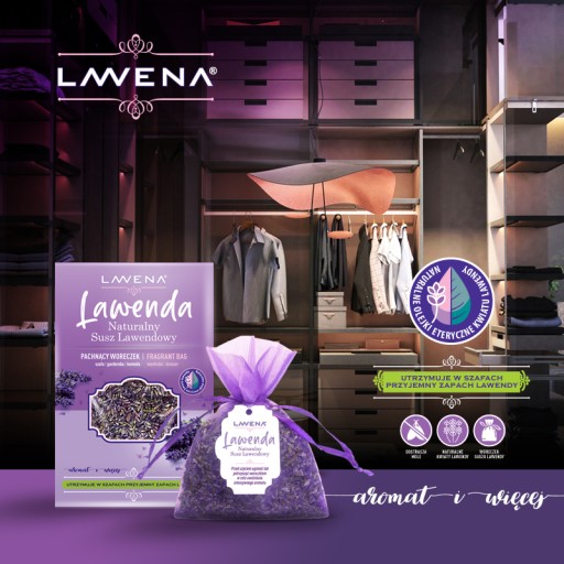Levanduľa NATURAL DRID z Provence, voňavé vrecúško LAVENA