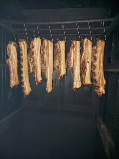 Bočný udiarenský hák 6x nerezová udiareň B4