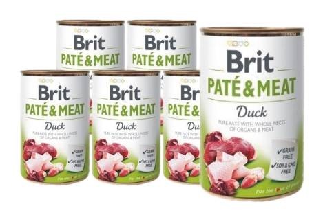 BRIT Pate&Meat Duck mokré krmivo pre psov s kačicou 400g BEZ OBRNÍ