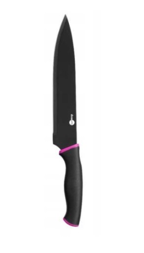 NÔŽ KUCHAŘSKÉ NOŽE DOMOTTI NERO ČIERNA 20CM MIX