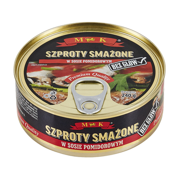 MK Vyprážané šproty v paradajkovej omáčke 240 g