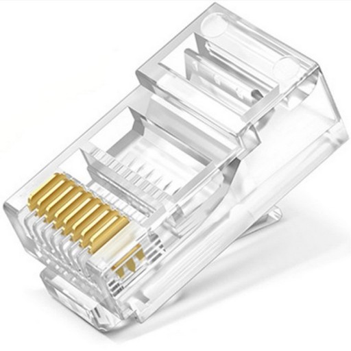 10x RJ45 8p8c internetový počítač 5e zástrčka