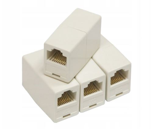 Konektor adaptéra RJ45 Hlaveň 8P8C CAT5E RJ-45