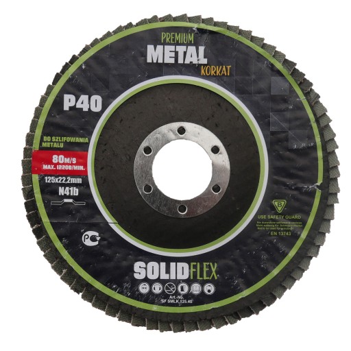 DISC klapkový kotúč 125 mm GR.40