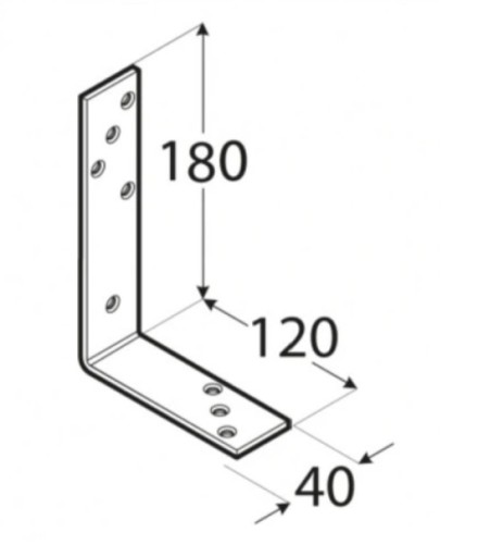 ŠIROKÝ UHOL VYSVETLENIA KB4 150X150X40x4mm KONEKTOR