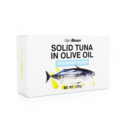 FILET Z TUŇAKA V OLIVOVOM OLEJI PROTEÍN RYBA S VYSOKÝM PROTEÍNOM - GymBeam 120g