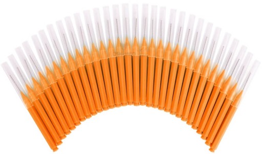 FOX MEDZIZUBNÉ KEFKY 0,9mm ORANŽOVÉ 30 kusov