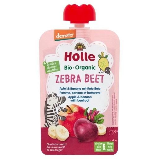 REPNÁ ZEBRA MUSSE V TRUBKE (JABLKO - BANÁN - REPA) BEZ PRIDANÉHO CUKRU Z
