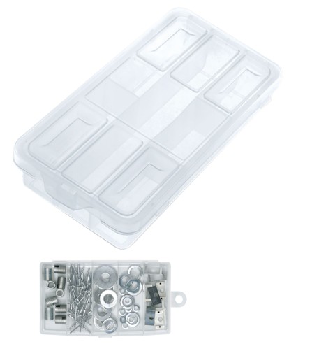 Zásobník na skrutky a skrutky Organizér 180x90x35 mm