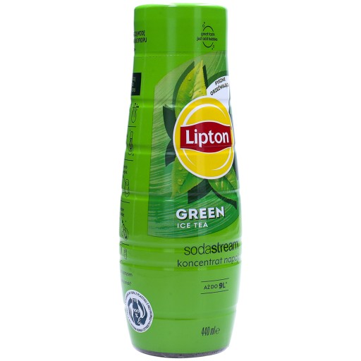 SodaStream Lipton sirup zo zeleného čaju na karbonizáciu nápoja 440ml