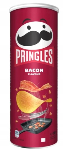 Pringles Slaninové chrumky s príchuťou slaniny 165g