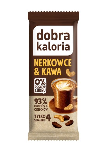 Kávová a orechová tyčinka 35g DOBRÉ KALÓRIE