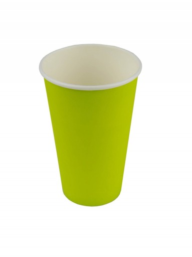 Papierové šálky 250ml Kávový čaj 50 ks KIWI (na ďalší predaj)