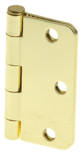 PÁNT POKOVOVANÝ 3 x 3 MOSADZNÝ PÁN 76 x 76 mm ZLATÝ PRE BEZDLAŽKOVÉ DVERE