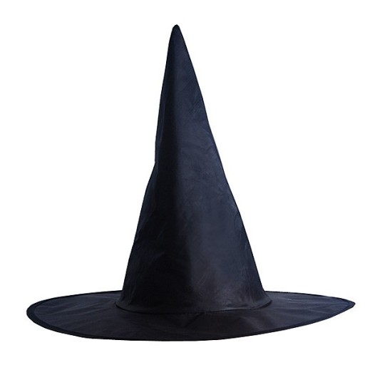 Čarodejnícky klobúk čarodejník čierny HALLOWEENSKÝ TIARA