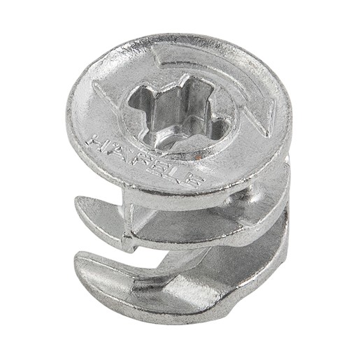 Nábytková spojka, excentrická fi 15mm + kolík 2 ks