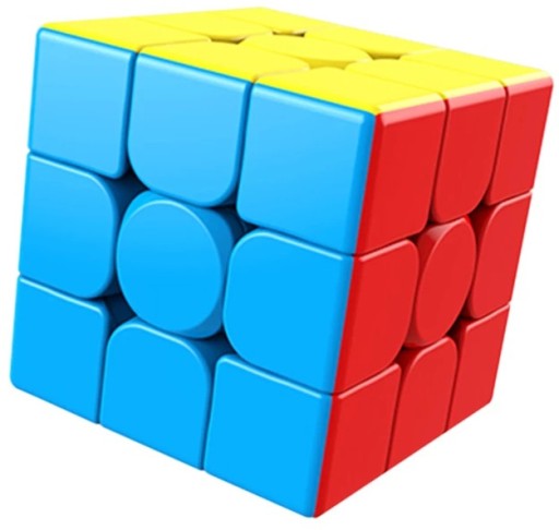 Originálna logická kocka 3x3 na rýchle puzzle + stojan na kocky