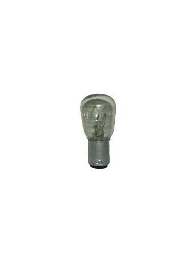 Nástrčná B15 15W 230V strojová dosková žiarovka