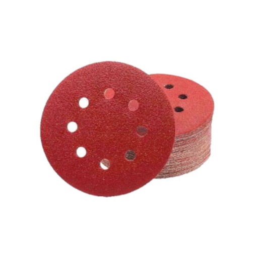 BRÚSNY PAPIER NA VELCRO S OTVORMI 125mm P120 10KS