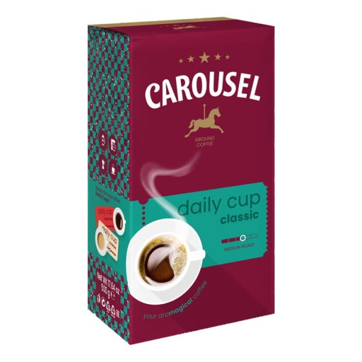 Carousel Coffee Daily Cup Klasická mletá káva 500g